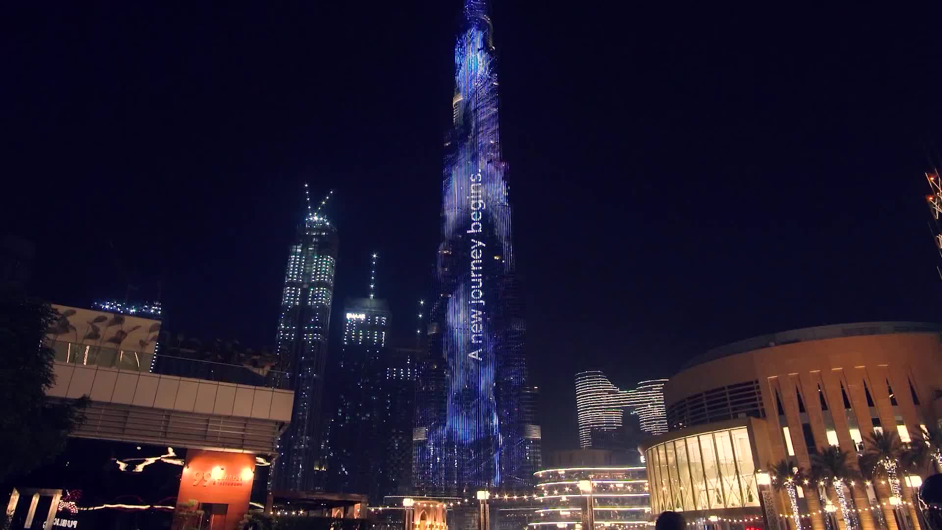 迪拜哈利法塔LED屏幕