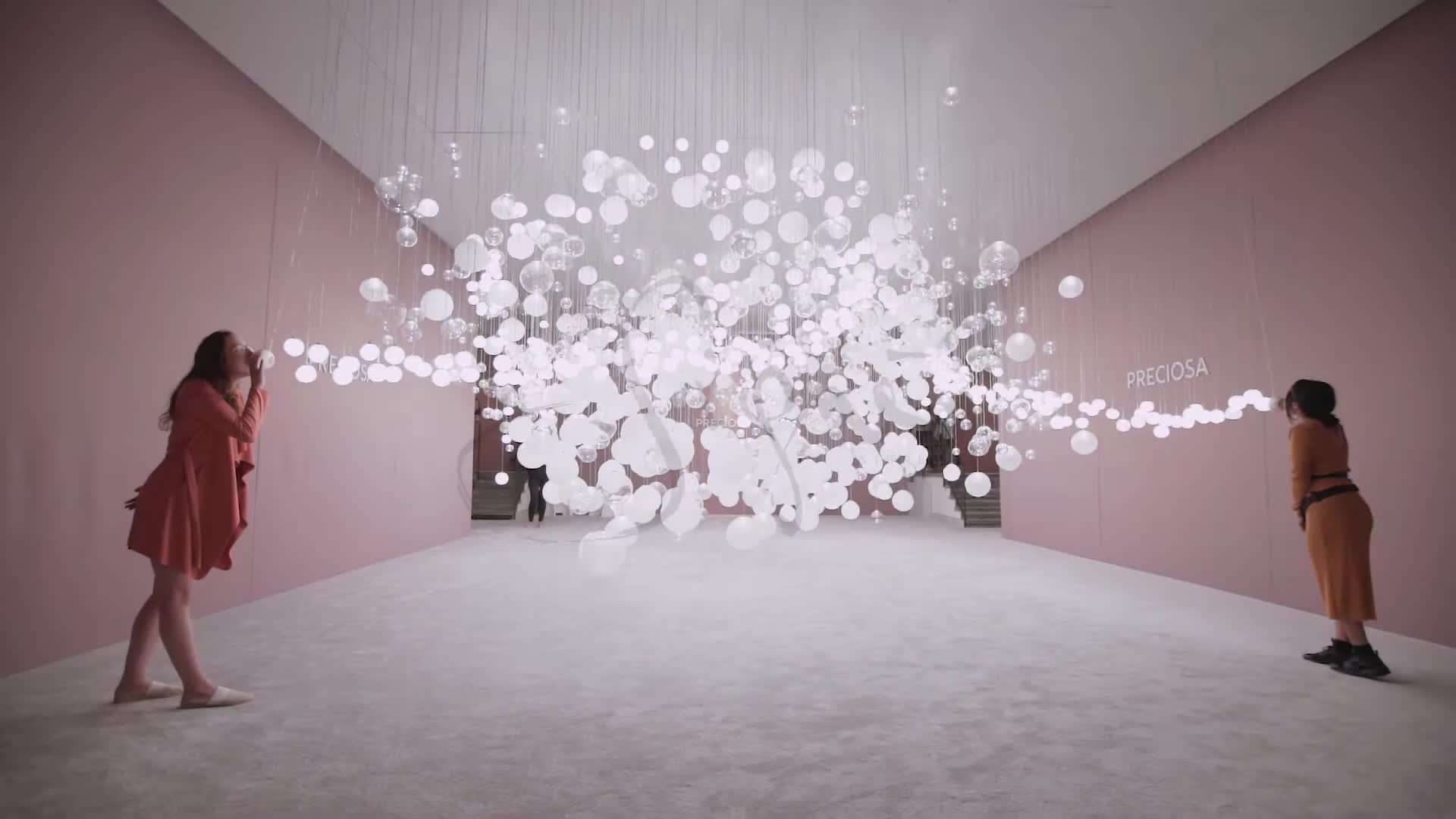 交互灯光装置《Breath of Light》