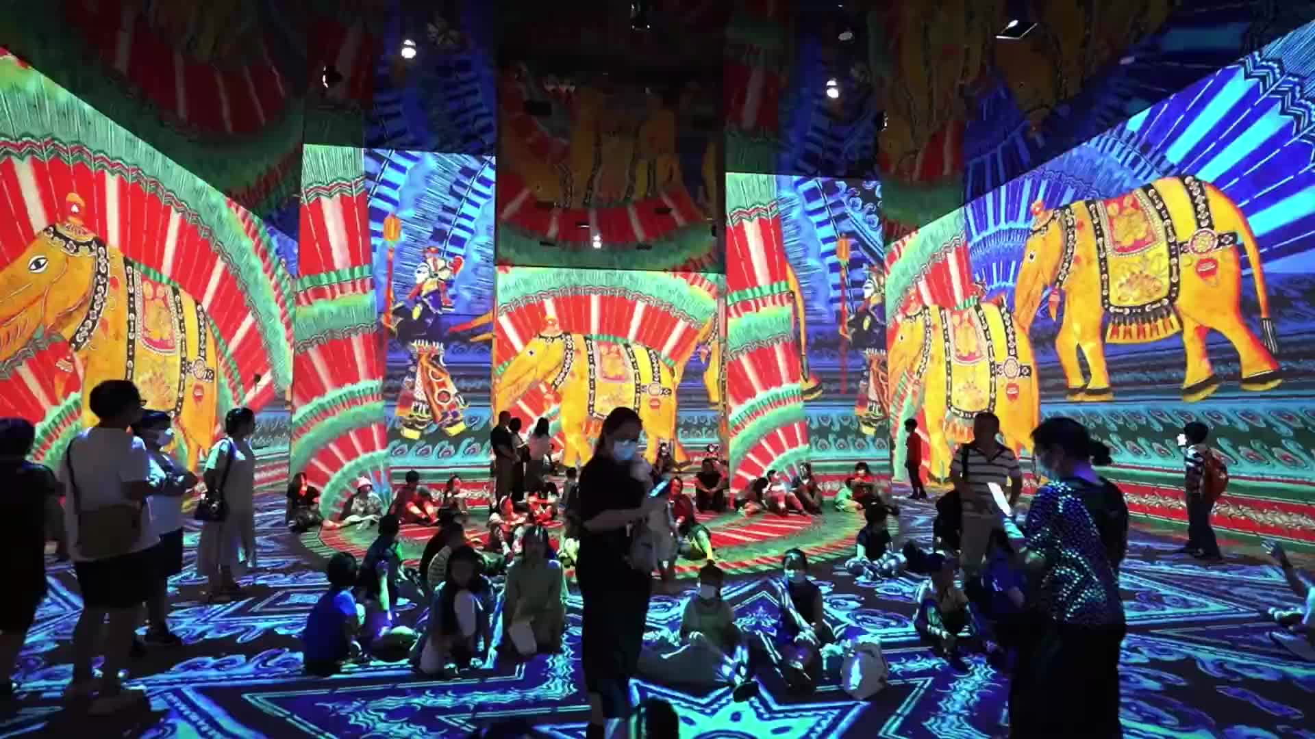 沉浸式光影艺术展《一梦华胥》